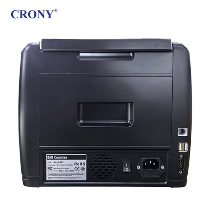 CRONY AL-930T Money Counting Machine is a high-performance banknote counter designed for fast, accurate, and reliable cash processing. With a counting speed of up to 1,200 notes per minute, it improves efficiency for banks