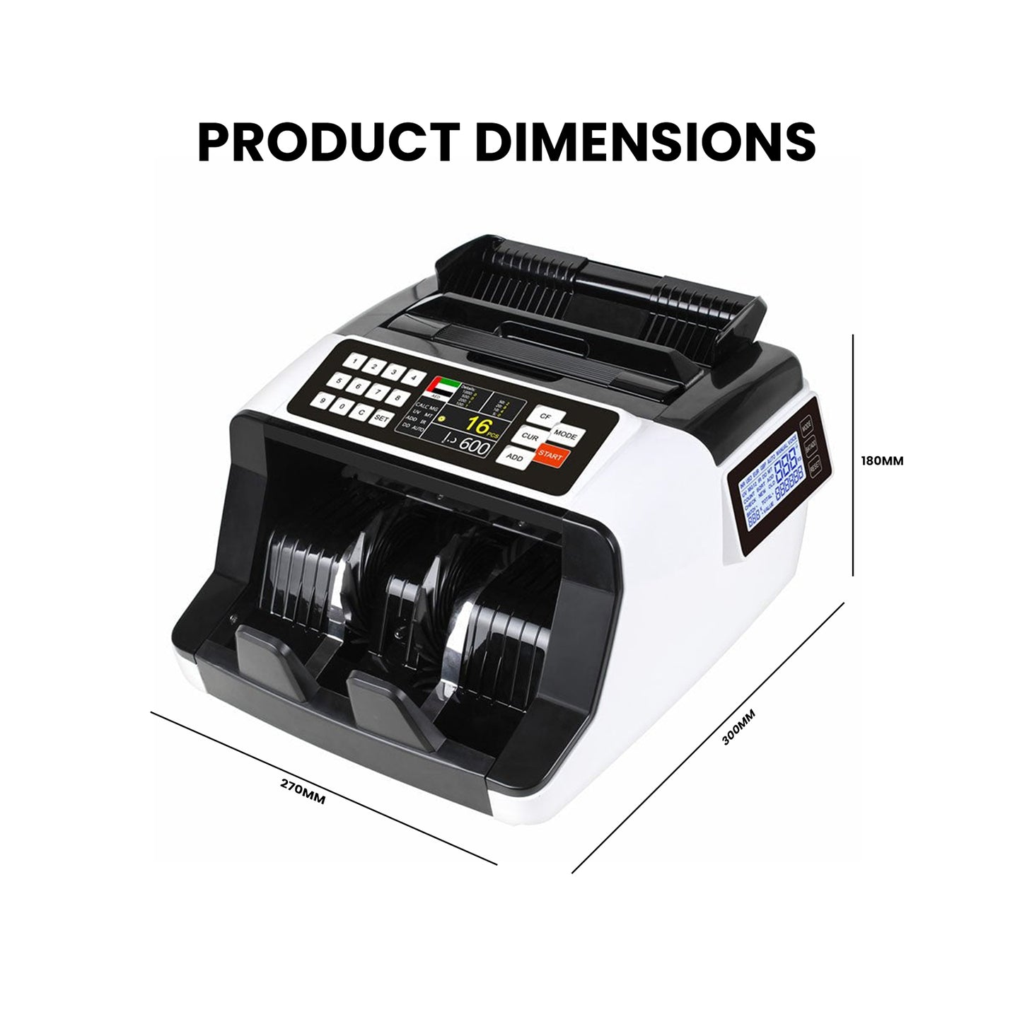 عداد العملات CRONY AL-7200 عداد قيمة الفئة الواحدة مدققات الأوراق النقدية