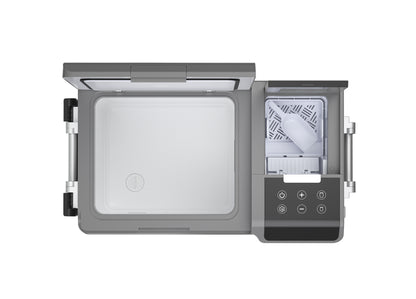 صانع ثلج CRONY B35IM ثلاجة بعجلات رافعة 38 لتر صانع ثلج محمول ومجمد