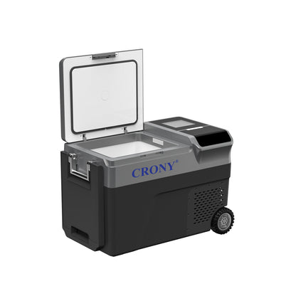 صانع ثلج CRONY B35IM ثلاجة بعجلات رافعة 38 لتر صانع ثلج محمول ومجمد