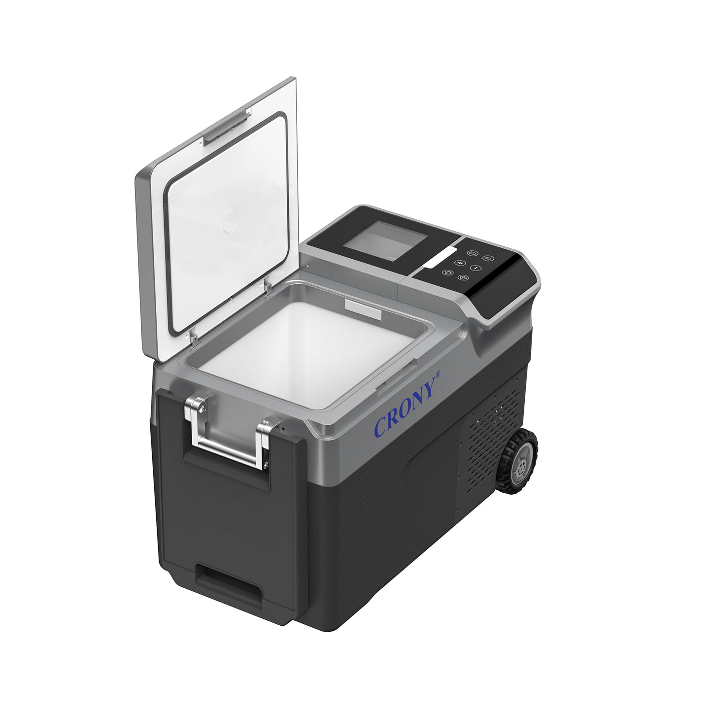 صانع ثلج CRONY B35IM ثلاجة بعجلات رافعة 38 لتر صانع ثلج محمول ومجمد