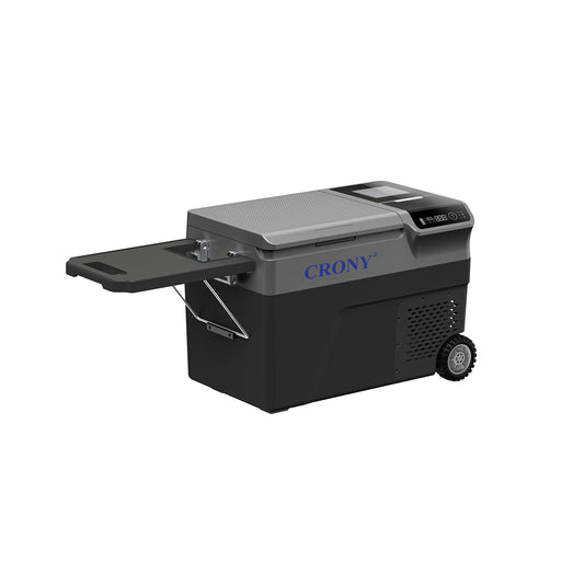 صانع ثلج CRONY B35IM ثلاجة بعجلات رافعة 38 لتر صانع ثلج محمول ومجمد