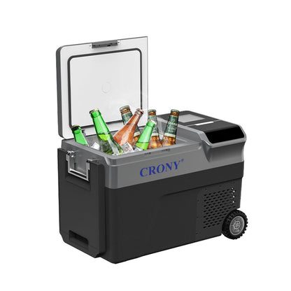 صانع ثلج CRONY B35IM ثلاجة بعجلات رافعة 38 لتر صانع ثلج محمول ومجمد