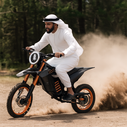 سكوتر كهربائي CRONY-02 بإطار من الألمنيوم مع تعليق مزدوج دراجة كهربائية للكبار دراجة ترابية كهربائية