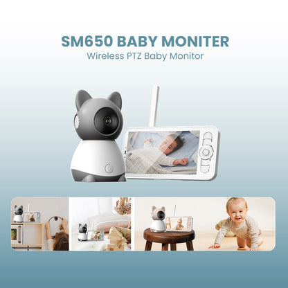 CRONY Baby 1TM-1MN 5inch LCD Baby Monitor VIDEO CALLING CAMERA