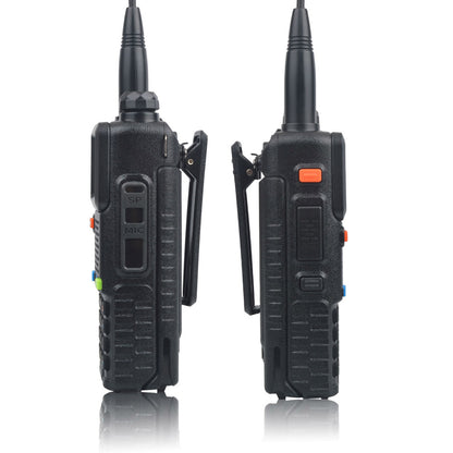 باوفينغ UV-5RH 7 واط UHF (400-480 ميجاهرتز) VHF (136-174 ميجاهرتز) ثلاثي النطاقات 999 قناة بحث التردد توقعات الطقس جهاز اتصال لاسلكي FM