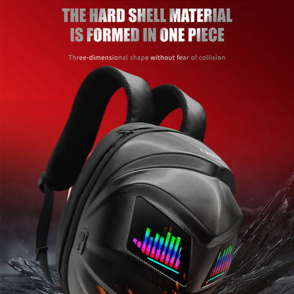 حقيبة ظهر عرض LED بتقنية نقل الماء لرجل الحديد كروني، حقيبة ظهر LED مطورة لرجل الحديد، حقيبة ظهر فارس بشاشة LED، حقيبة ظهر دراجة نارية، حقيبة سفر رائعة، حقيبة سكوتر -2