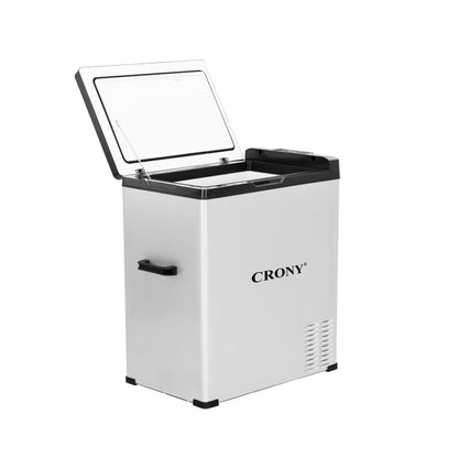 ثلاجة سيارة CRONY C75 بسعة 75 لتر، مبرد سيارة DC AC، ضاغط محمول، ثلاجة صغيرة