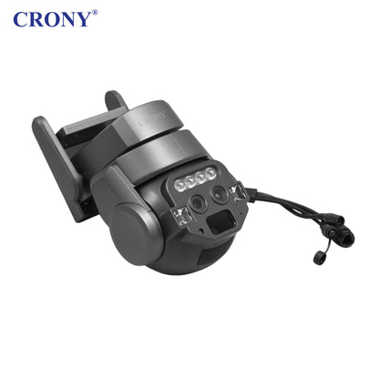 CRONY CM-Q820EM 6MP PTZ Wireless Security Camera, 2K Dual Lens, WiFi & Ethernet, 275° Pan 90° Tilt, Two-Way Audio, IR Night Vision, Motion & Human Detection, TF Card & Cloud Storage, Android & iOS App