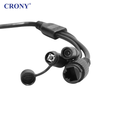 CRONY CM-Q820EM 6MP PTZ Wireless Security Camera, 2K Dual Lens, WiFi & Ethernet, 275° Pan 90° Tilt, Two-Way Audio, IR Night Vision, Motion & Human Detection, TF Card & Cloud Storage, Android & iOS App