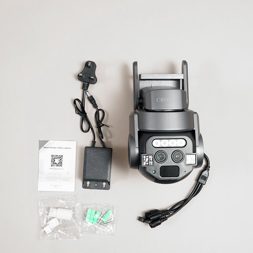 كاميرات مراقبة مزدوجة CRONY CM-Q820EM WIFI-6MP-10X (تطبيق carecamPro)