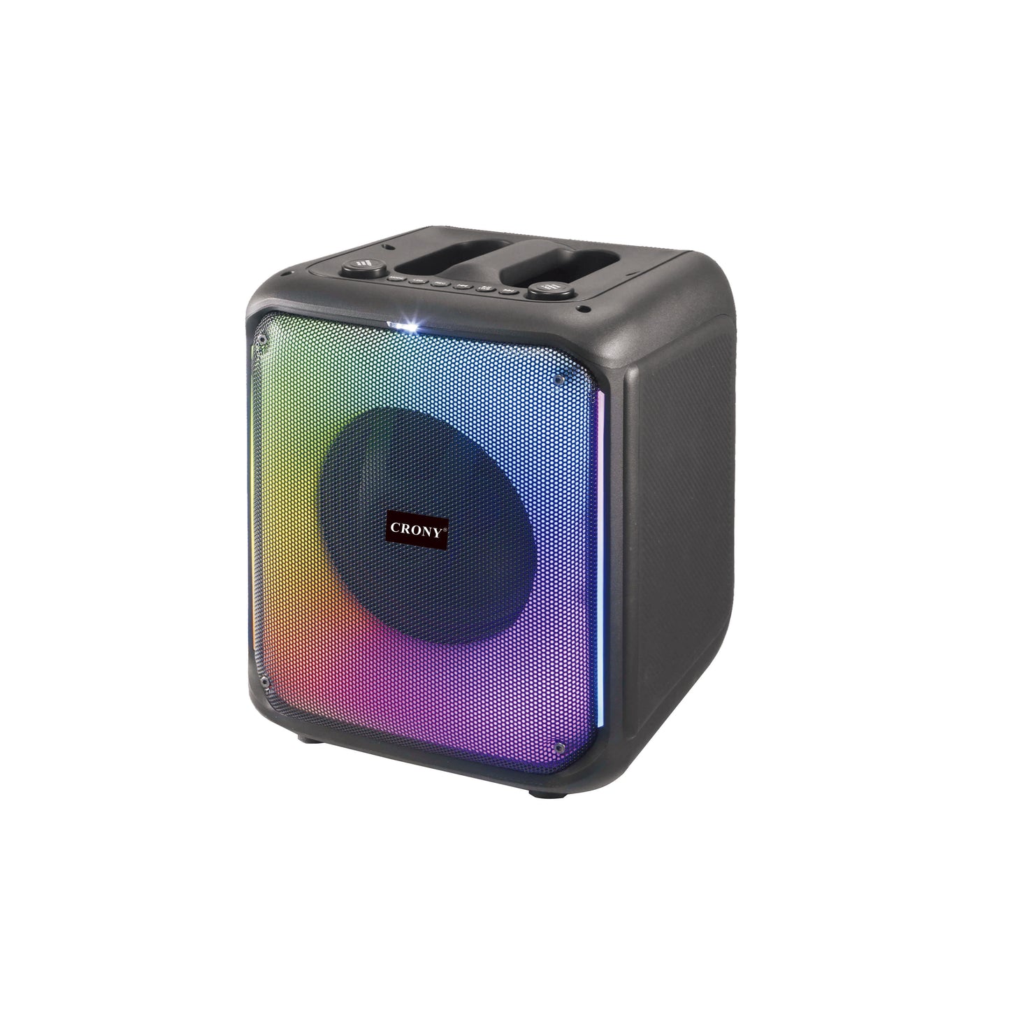 مكبر صوت CRONY RX-8183C CR-8183C مكبر صوت BT مكبر صوت 8 إنش صغير مضخم صوت مع محول