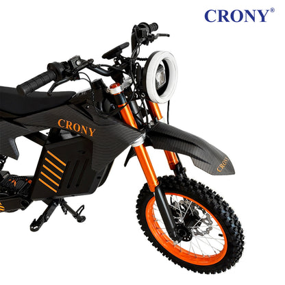 سكوتر كهربائي CRONY-02 بإطار من الألمنيوم مع تعليق مزدوج دراجة كهربائية للكبار دراجة ترابية كهربائية