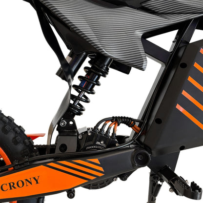سكوتر كهربائي CRONY-02 بإطار من الألمنيوم مع تعليق مزدوج دراجة كهربائية للكبار دراجة ترابية كهربائية
