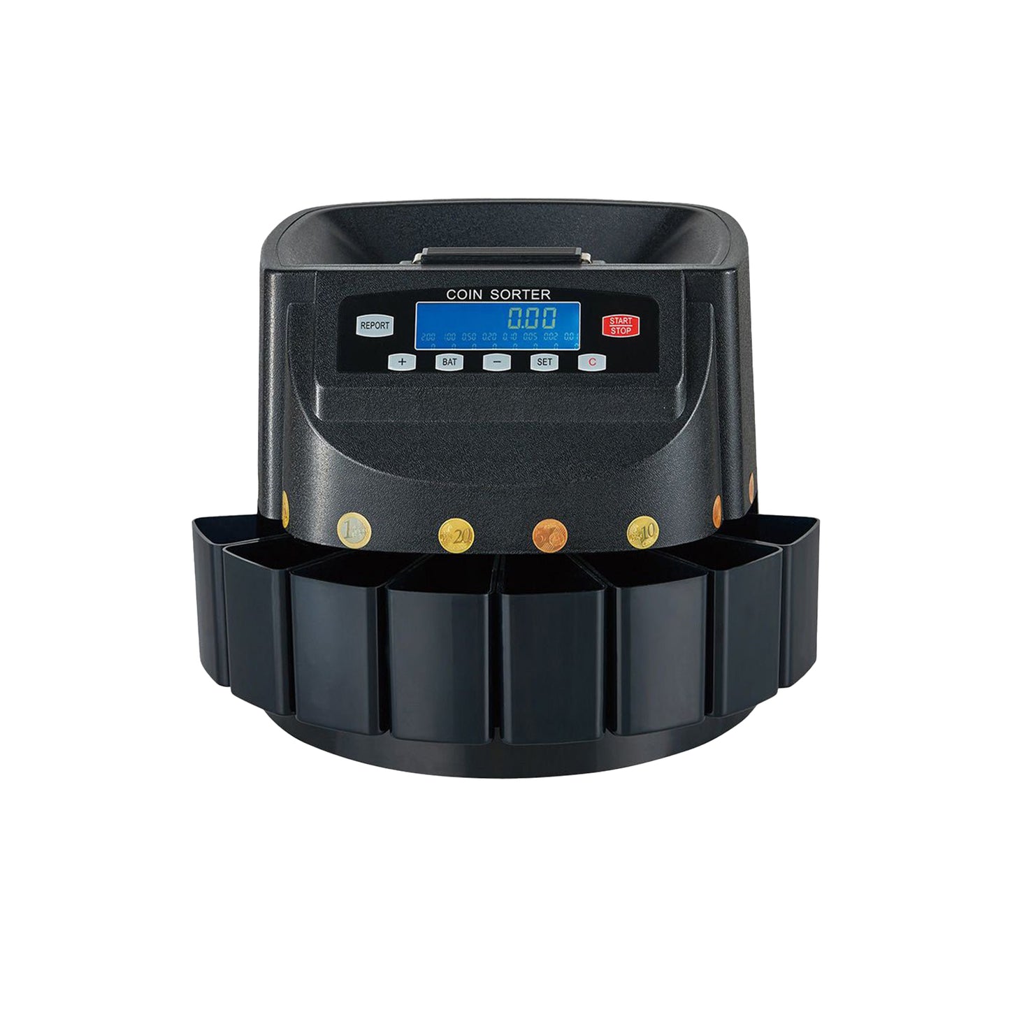 جهاز التحقق من الأوراق النقدية CRONY CN-550 جهاز عد النقود شاشة LCD جهاز فرز العملات جهاز تصدير عد النقود عداد النقود