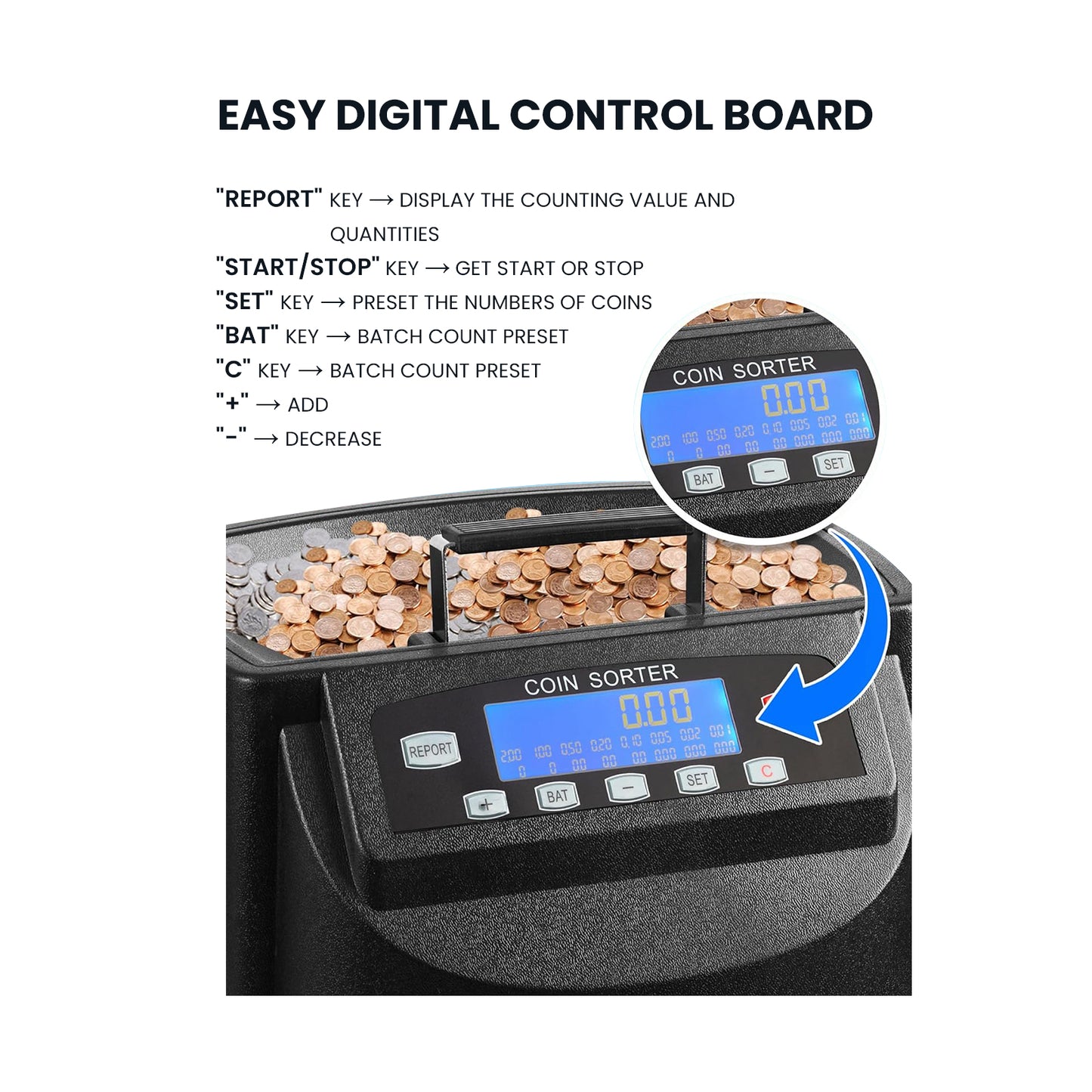 جهاز التحقق من الأوراق النقدية CRONY CN-550 جهاز عد النقود شاشة LCD جهاز فرز العملات جهاز تصدير عد النقود عداد النقود