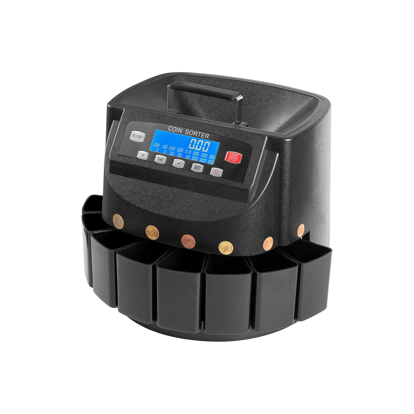 جهاز التحقق من الأوراق النقدية CRONY CN-550 جهاز عد النقود شاشة LCD جهاز فرز العملات جهاز تصدير عد النقود عداد النقود