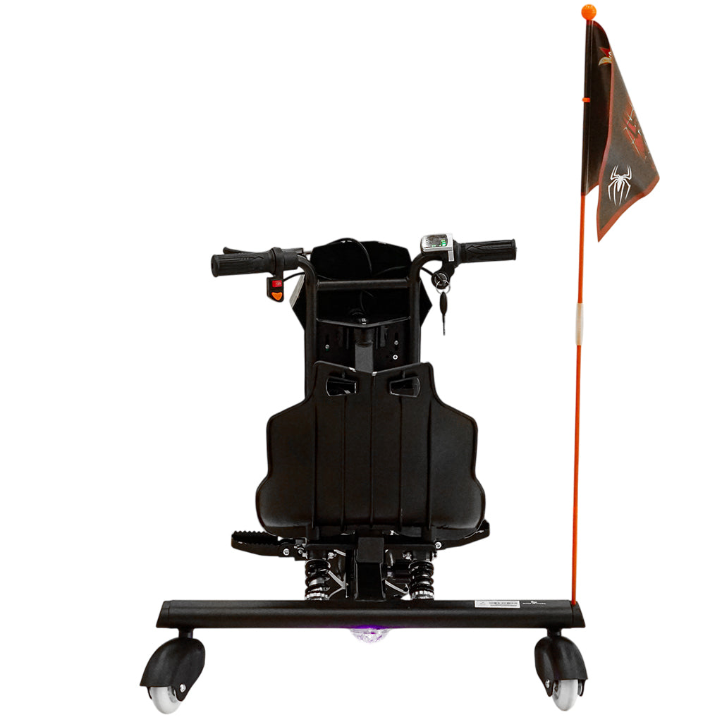 سيارة انزلاق من نوع V مقاس 8 إنش CRONY D02 جاهزة للقيادة بسرعة 18 كم/س، مع أضواء LED ومكبر صوت بلوتوث