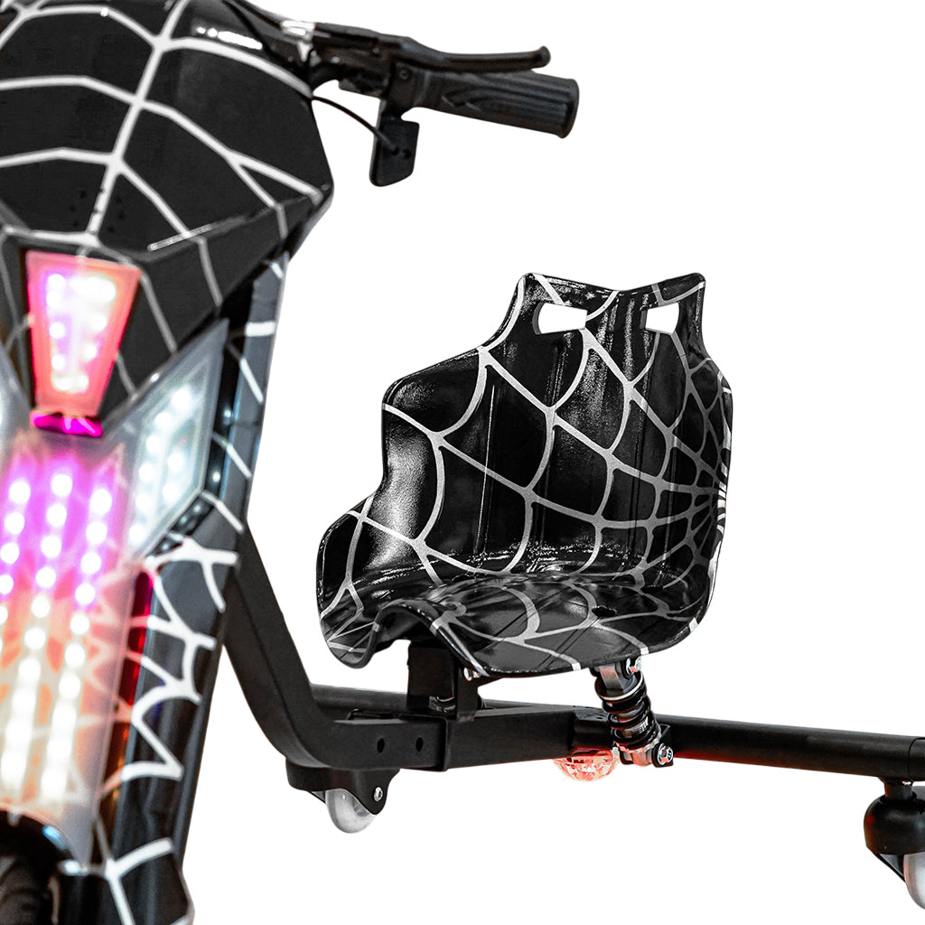 سيارة انزلاق من نوع V مقاس 8 إنش CRONY D02 جاهزة للقيادة بسرعة 18 كم/س، مع أضواء LED ومكبر صوت بلوتوث