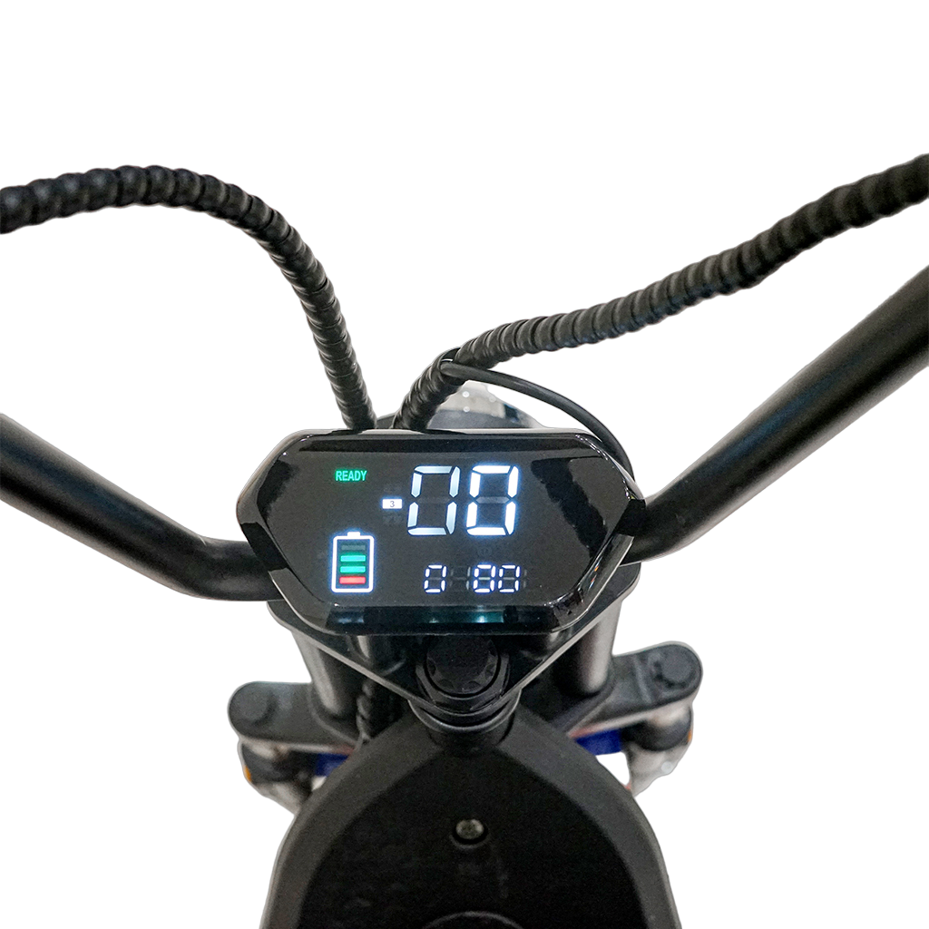 سكوتر كهربائي CRONY SS-11W مع تعليق، سكوتر ثلاثي العجلات مع سلة، دراجة كهربائية