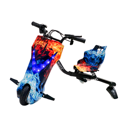 كروني JL009 سيارة انزلاق للأطفال مقاس 8 إنش نوع V سيارة انزلاق لعبة سكوتر كهربائي