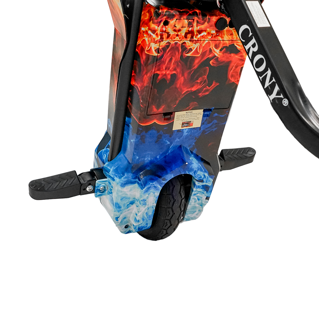 كروني JL009 سيارة انزلاق للأطفال مقاس 8 إنش نوع V سيارة انزلاق لعبة سكوتر كهربائي