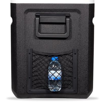 ثلاجة منزلية وسيارة CRONY IC36 بسعة 36 لتر مع ماكينة ثلج، فتاحة زجاجات، حامل أكواب، وحماية بطارية السيارة