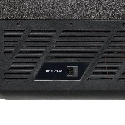 ثلاجة منزلية وسيارة CRONY IC36 بسعة 36 لتر مع ماكينة ثلج، فتاحة زجاجات، حامل أكواب، وحماية بطارية السيارة