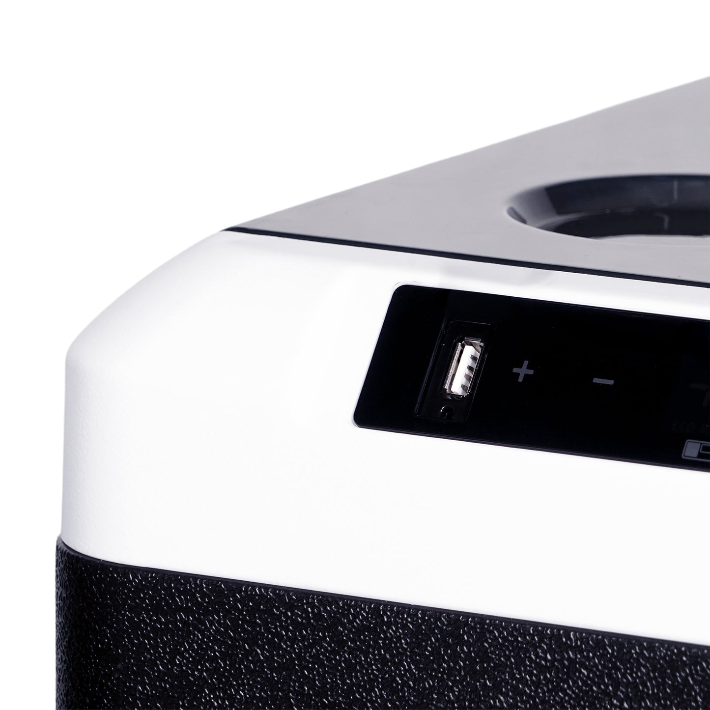 ثلاجة منزلية وسيارة CRONY IC36 بسعة 36 لتر مع ماكينة ثلج، فتاحة زجاجات، حامل أكواب، وحماية بطارية السيارة