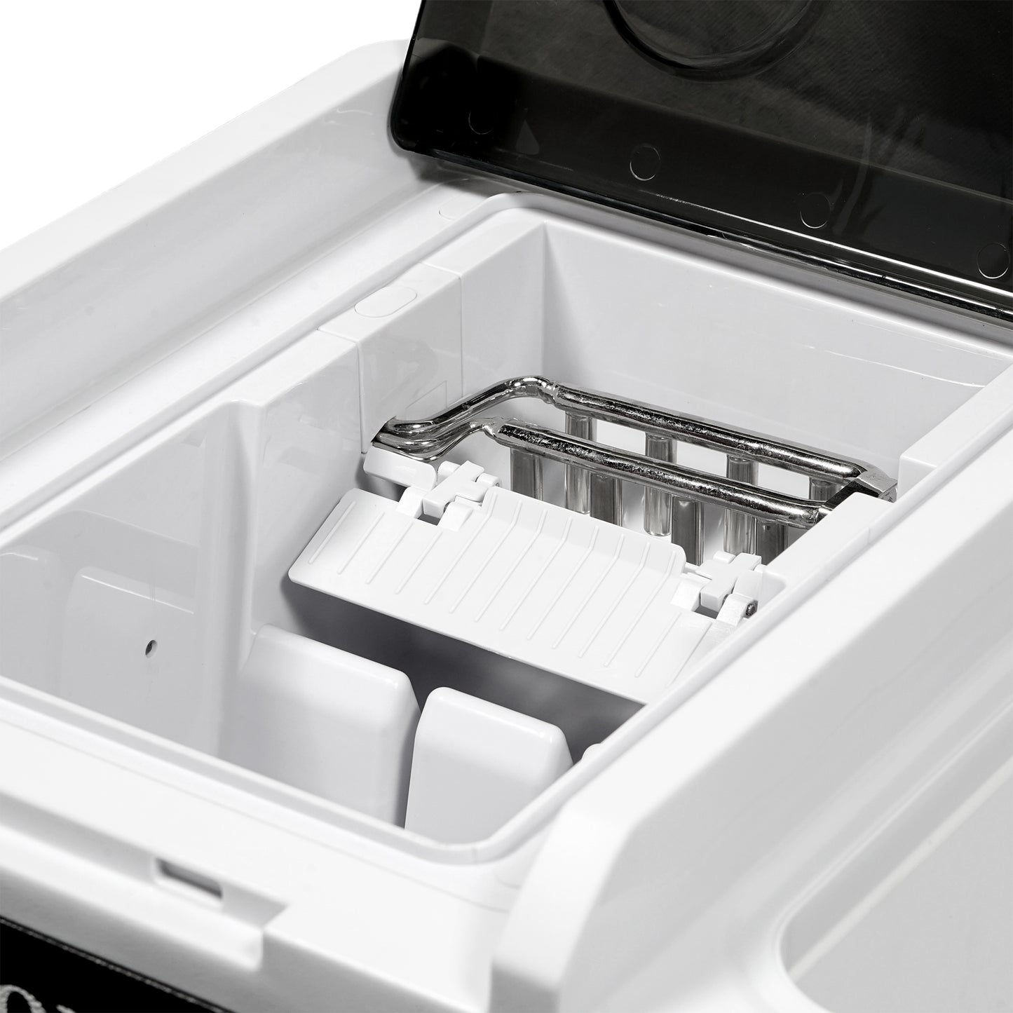 ثلاجة منزلية وسيارة CRONY IC36 بسعة 36 لتر مع ماكينة ثلج، فتاحة زجاجات، حامل أكواب، وحماية بطارية السيارة