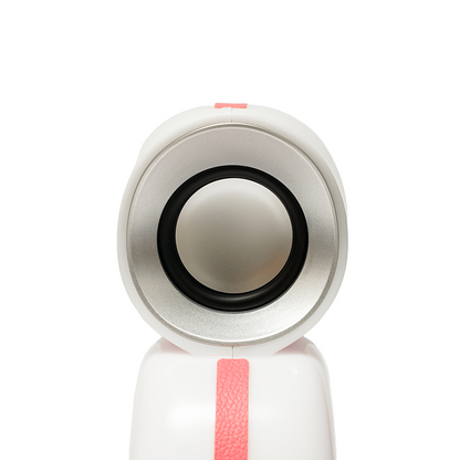 مصباح طاولة حلزون البحر كروني مع مكبر صوت بلوتوث وساعة