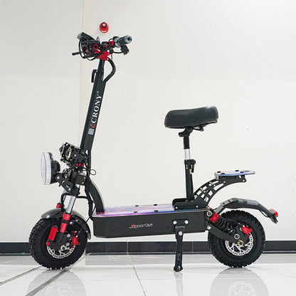كروني DK-11 LED دراجة سكوتر كهربائية بعجلات عريضة 11 بوصة عالية التكوين E-Scoot
