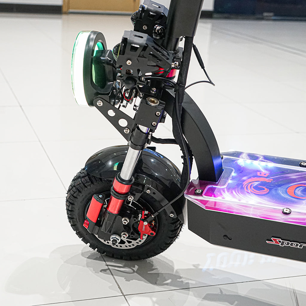 كروني DK-11 LED دراجة سكوتر كهربائية بعجلات عريضة 11 بوصة عالية التكوين E-Scoot