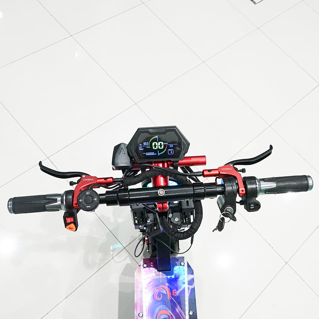 كروني DK-11 LED دراجة سكوتر كهربائية بعجلات عريضة 11 بوصة عالية التكوين E-Scoot