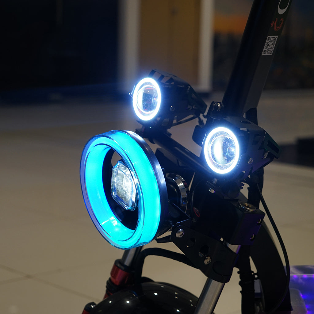 كروني DK-11 LED دراجة سكوتر كهربائية بعجلات عريضة 11 بوصة عالية التكوين E-Scoot