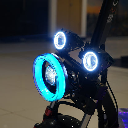 كروني DK-11 LED دراجة سكوتر كهربائية بعجلات عريضة 11 بوصة عالية التكوين E-Scoot