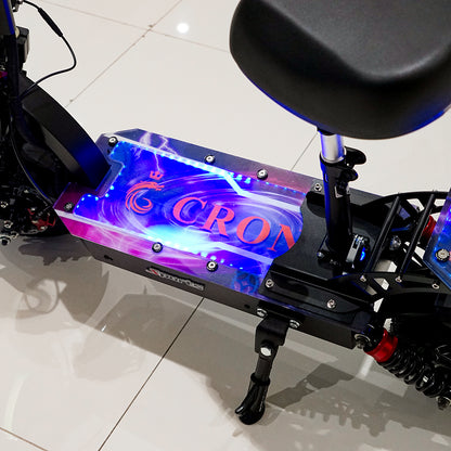 كروني DK-11 LED دراجة سكوتر كهربائية بعجلات عريضة 11 بوصة عالية التكوين E-Scoot