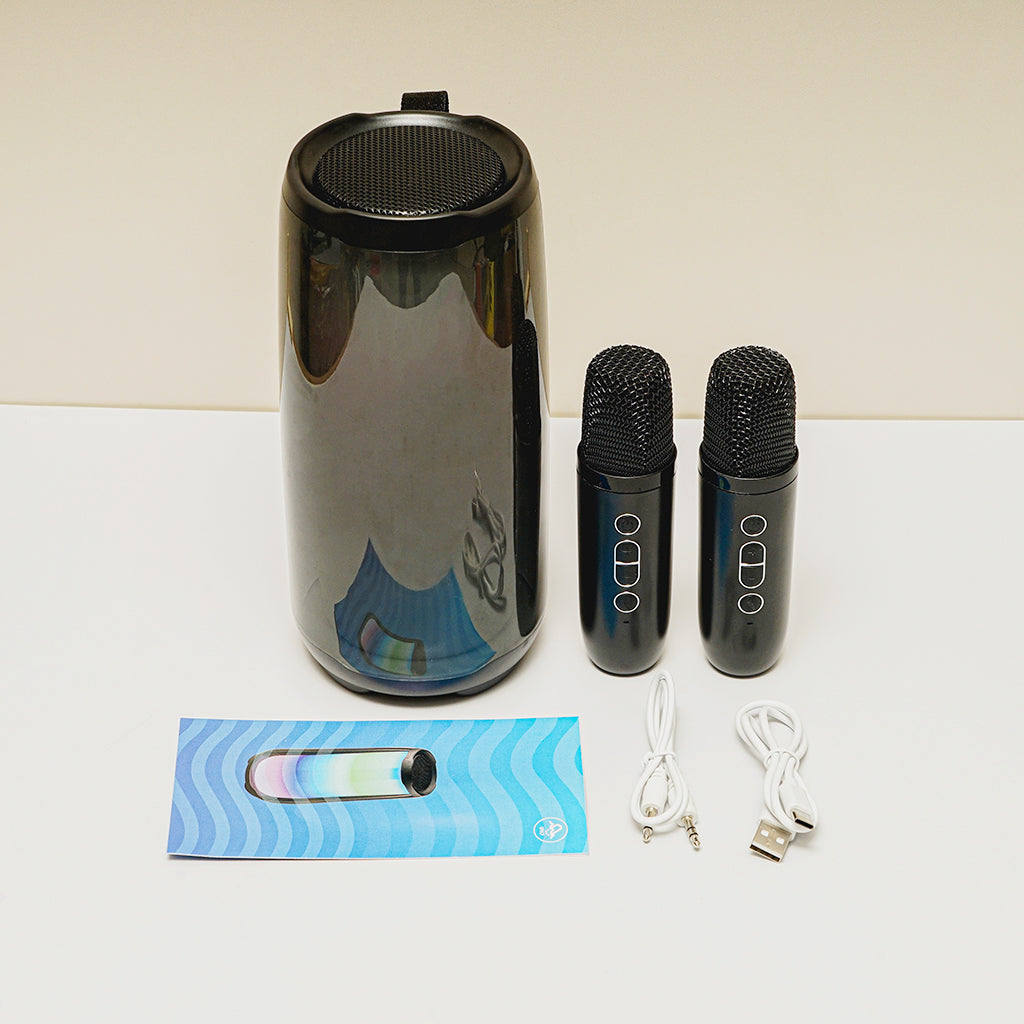 مكبر صوت باس للحفلات لاسلكي CRONY Pulse 5 مع ميكروفونين