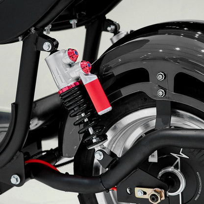 كروني نيو X1 سيارة هارلي إلكتروموبيل مع بلوتوث إلكتروموبيل سكوتر كهربائي أسود