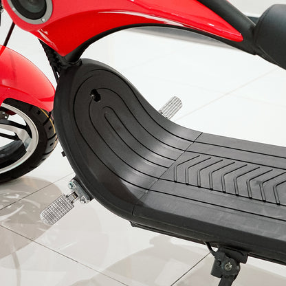 كروني نيو X1 سيارة هارلي إلكتروموبيل مع مكبر صوت BT سيارة إلكتروموبيل سكوتر كهربائي سيتيكوكو عجلة سميكة أحمر