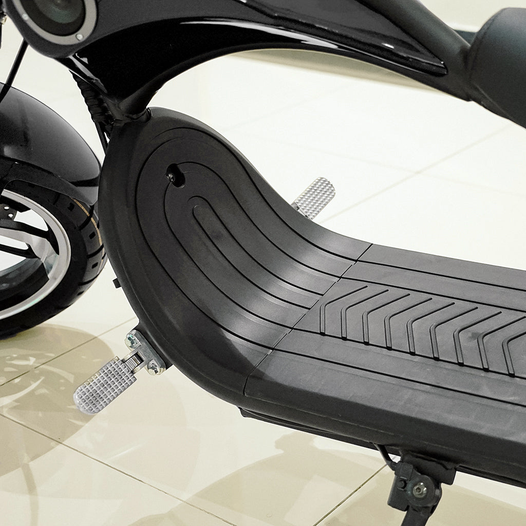 كروني نيو X1 سيارة هارلي إلكتروموبيل مع بلوتوث إلكتروموبيل سكوتر كهربائي أسود