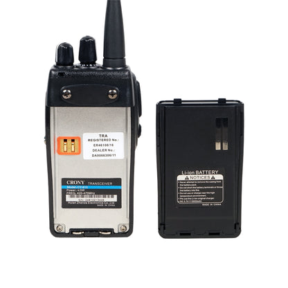 Crony 5W CY-810 TYPE-C Professional Walkie Talkies 2-7 KM Portable Handheld Civilian Two Way Radio Black( SINGLE UNIT)