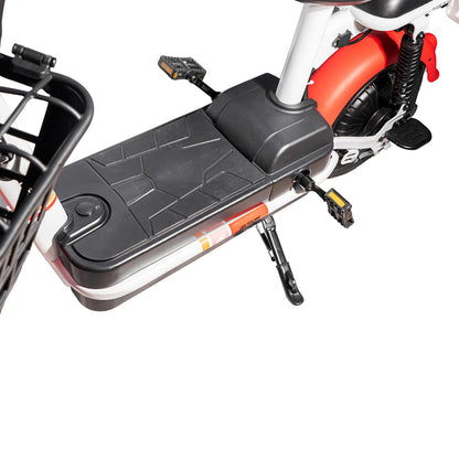 سكوتر كهربائي CRONY NEW T6 بمقعدين، فرامل قرصية، تعليق أمامي/خلفي، بطارية حمض الرصاص