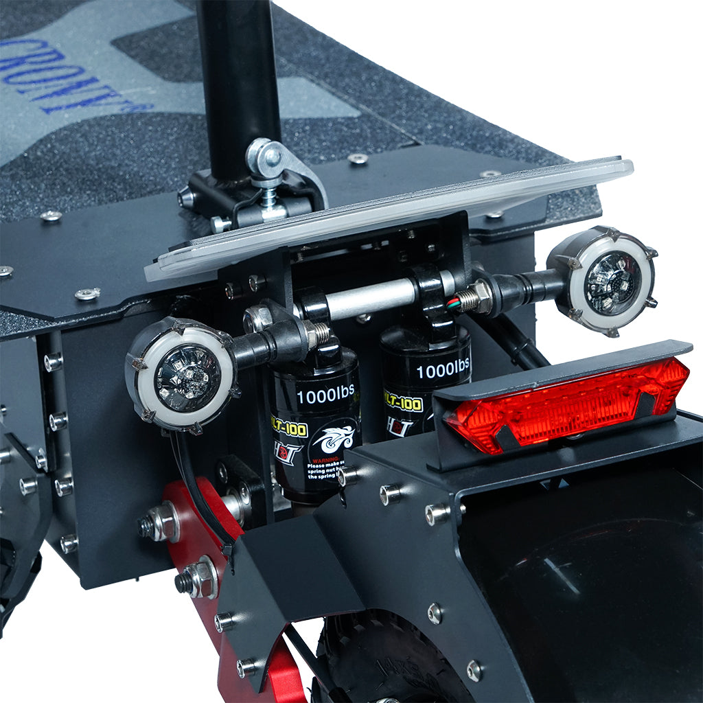 سكوتر كهربائي CRONY X7 مع فرامل قرصية وتعليق أمامي/خلفي وتكوين عالي السعة E-Scooter