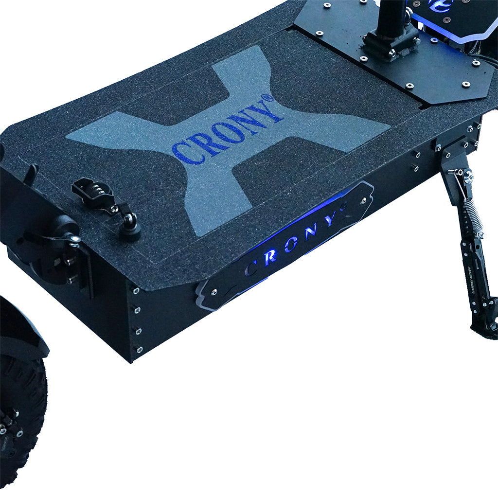 سكوتر كهربائي CRONY X7 مع فرامل قرصية وتعليق أمامي/خلفي وتكوين عالي السعة E-Scooter