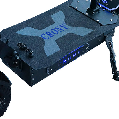 سكوتر كهربائي CRONY X7 مع فرامل قرصية وتعليق أمامي/خلفي وتكوين عالي السعة E-Scooter