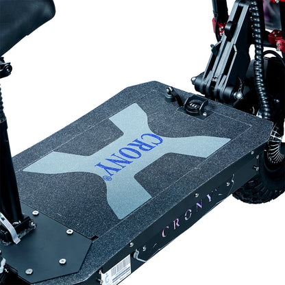 سكوتر كهربائي CRONY X7 مع فرامل قرصية وتعليق أمامي/خلفي وتكوين عالي السعة E-Scooter