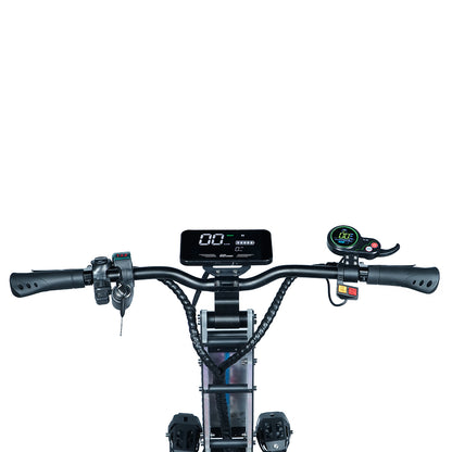 سكوتر كهربائي CRONY X7 مع فرامل قرصية وتعليق أمامي/خلفي وتكوين عالي السعة E-Scooter