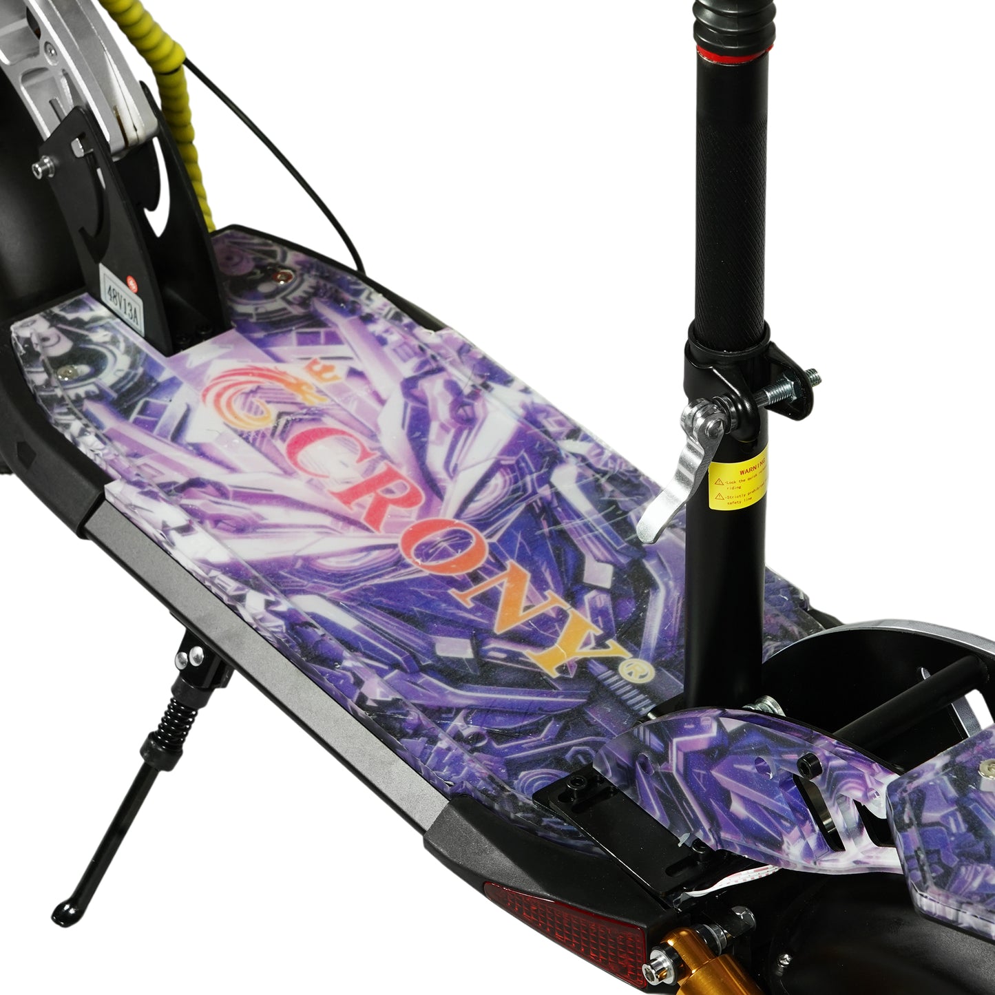 CRONY V10+ LED 1500W 10-inch Wide Tire High Configuration E-Scooter, High-Speed Electric Scooter for Outdoor Roads with Bluetooth Speaker.