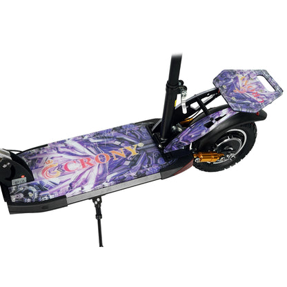CRONY V10+ LED 1500W 10-inch Wide Tire High Configuration E-Scooter, High-Speed Electric Scooter for Outdoor Roads with Bluetooth Speaker.